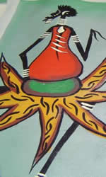 Batik sold by Maria Musekiwa