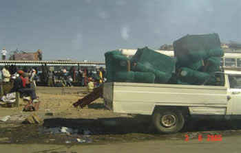 Victims of the Murambatsvina relocating to other areas