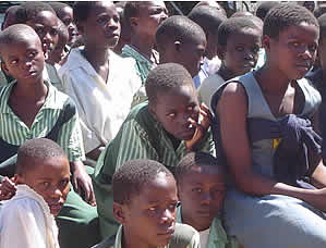 School children were among the community that graced Chikuku Vocational Training Centre. They listened attentively to speeches from various speakers