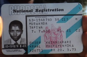 Tapiwa Mubwanda's ID