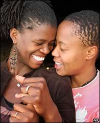 A lesbian couple from Soweto, South Africa